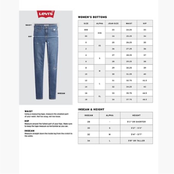 Levi’s 311 SHAPING SKINNY WOMEN'S JEANS - Picture 4 of 9